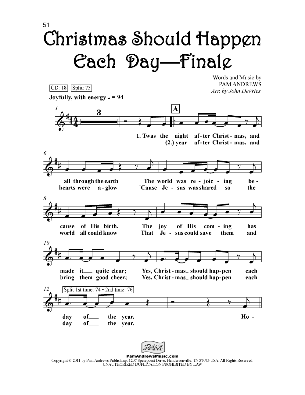 Twas the Night After Christmas Kids Scores/Lyric Sheets pdf