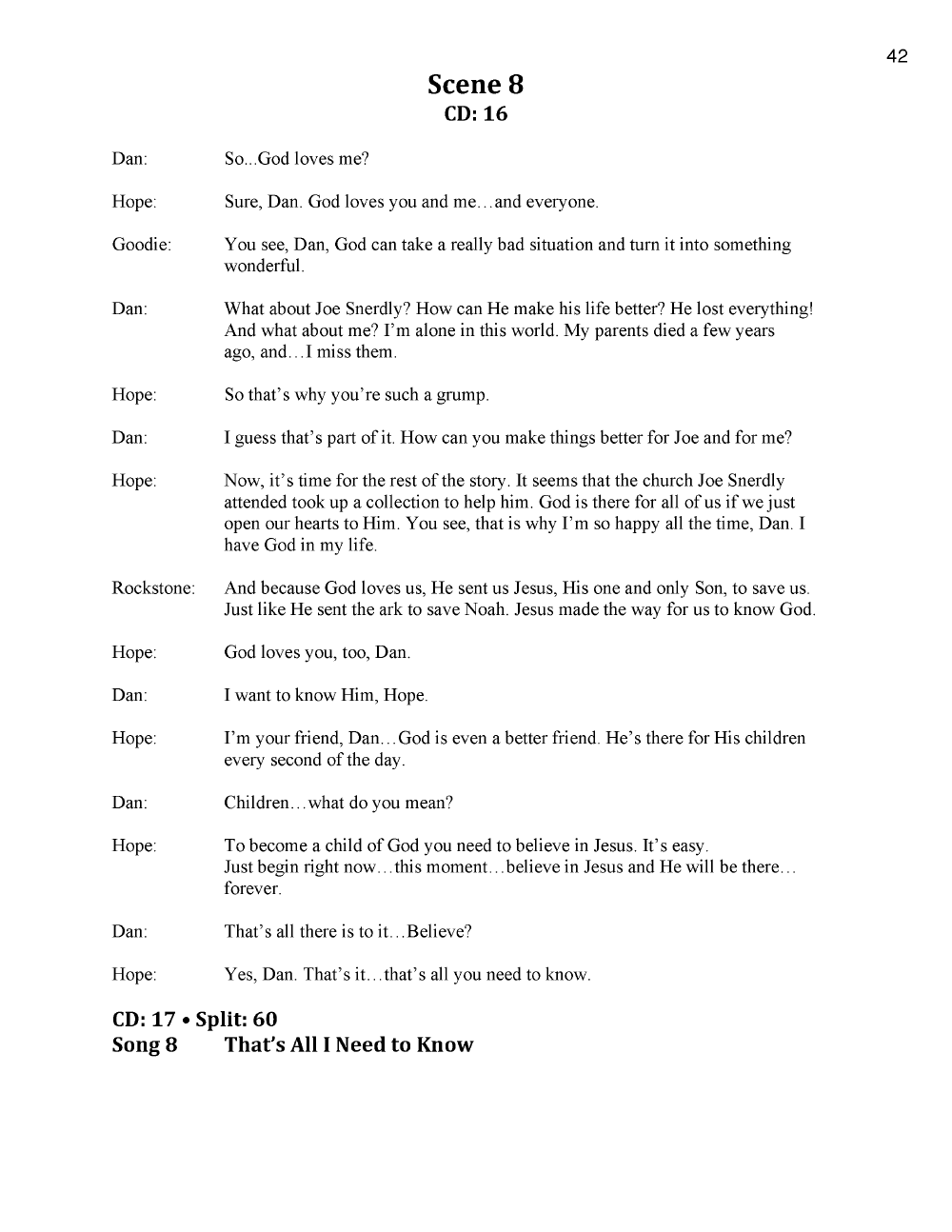 The Promise Cruise Kids Scores/Lyric Sheets pdf