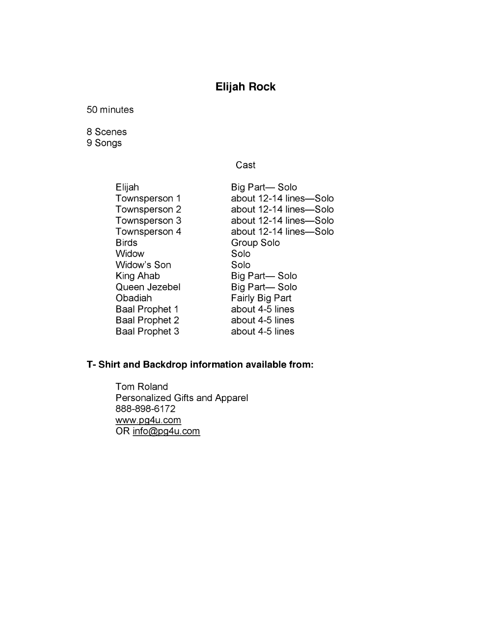 Elijah Rock Preview Pak