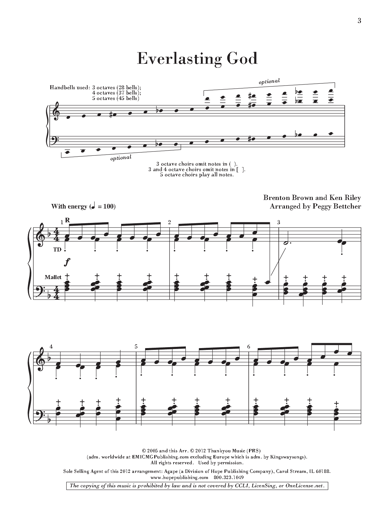 Everlasting God 3-5 Octaves