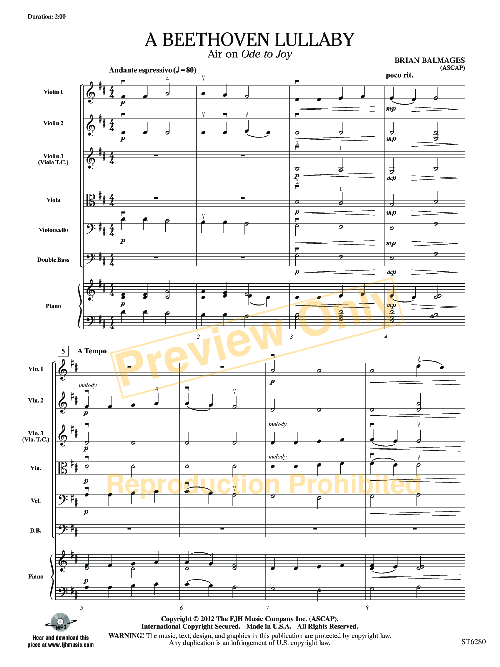 A Beethoven Lullaby EPRINT