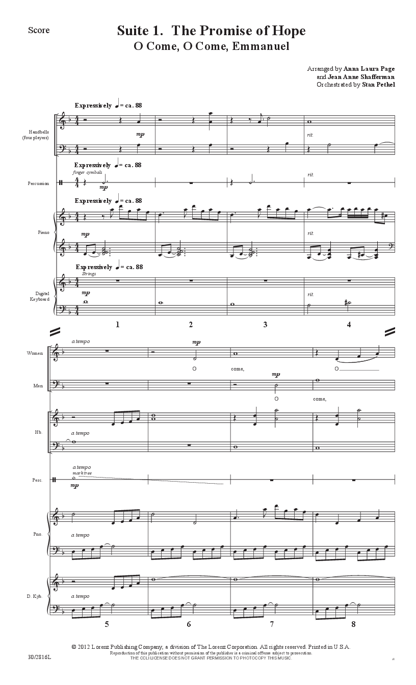 A Garland of Carols Full Score