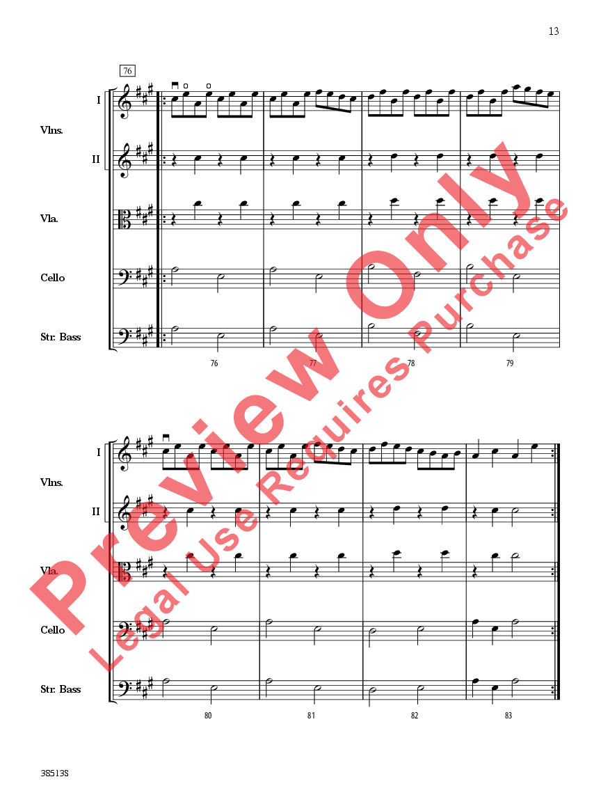 American Fiddle Triptych Score