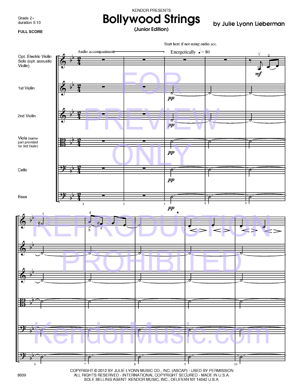 Bollywood Strings (Junior Edition)