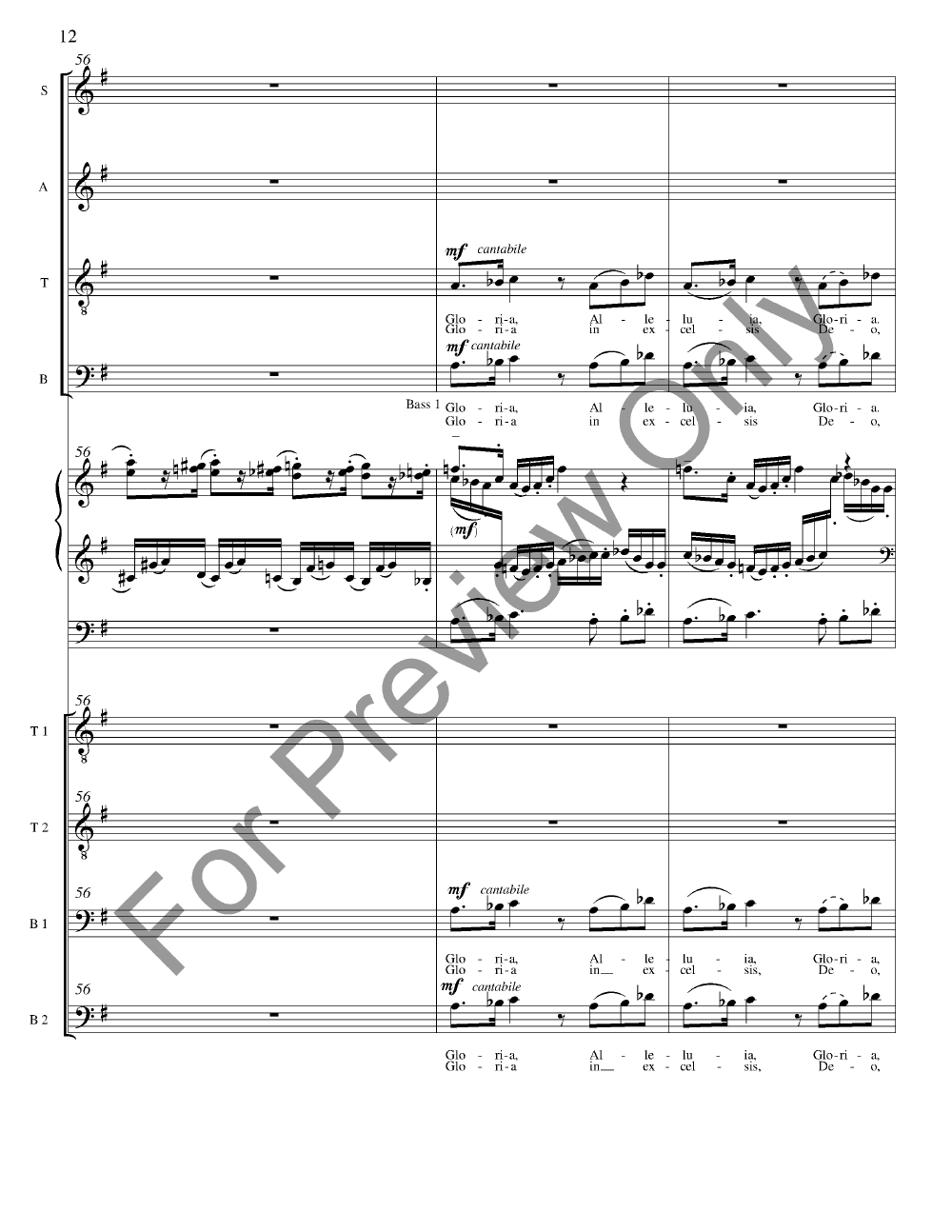 Grand Chorus Dialogue Organ/ Vocal Score P.O.D.