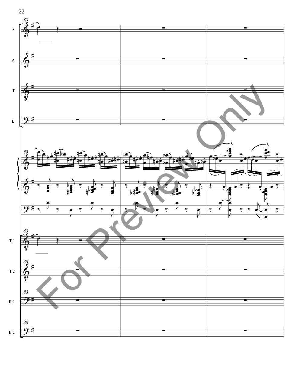 Grand Chorus Dialogue Organ/ Vocal Score P.O.D.