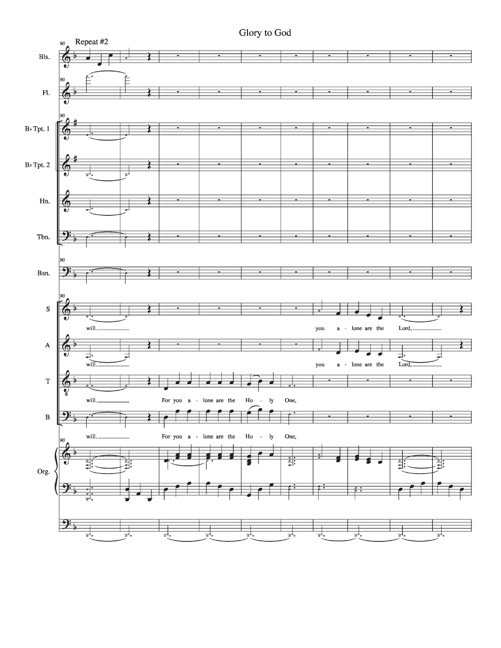 Mass of the Incarnation Full Score P.O.D.