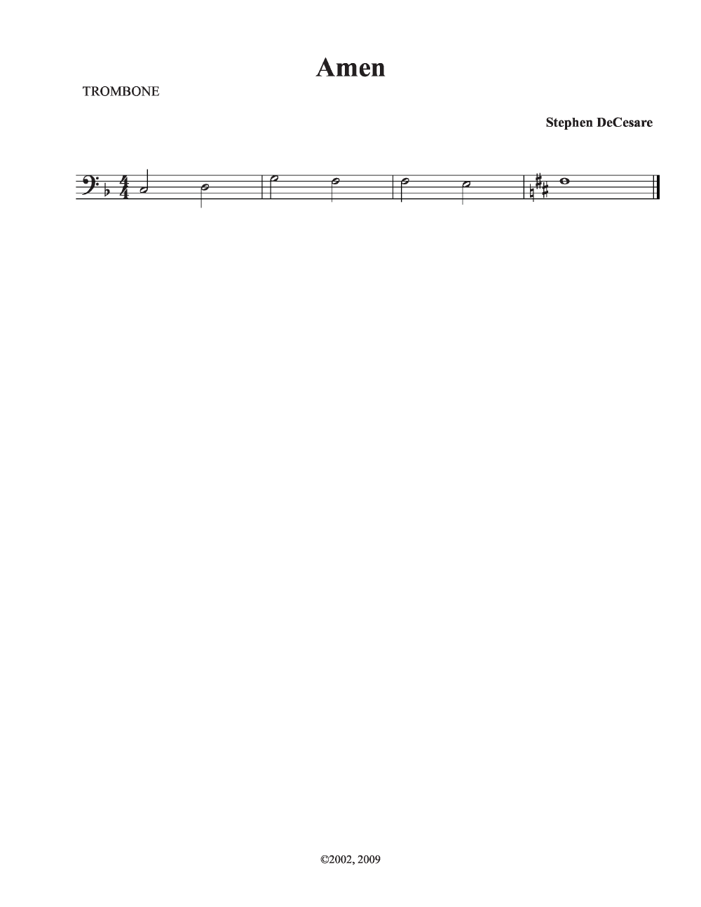 Mass of the Incarnation Full Score P.O.D.