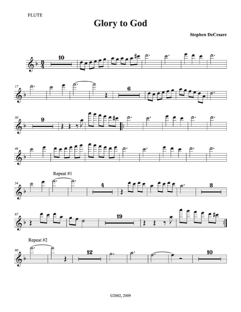 Mass of the Incarnation Full Score P.O.D.