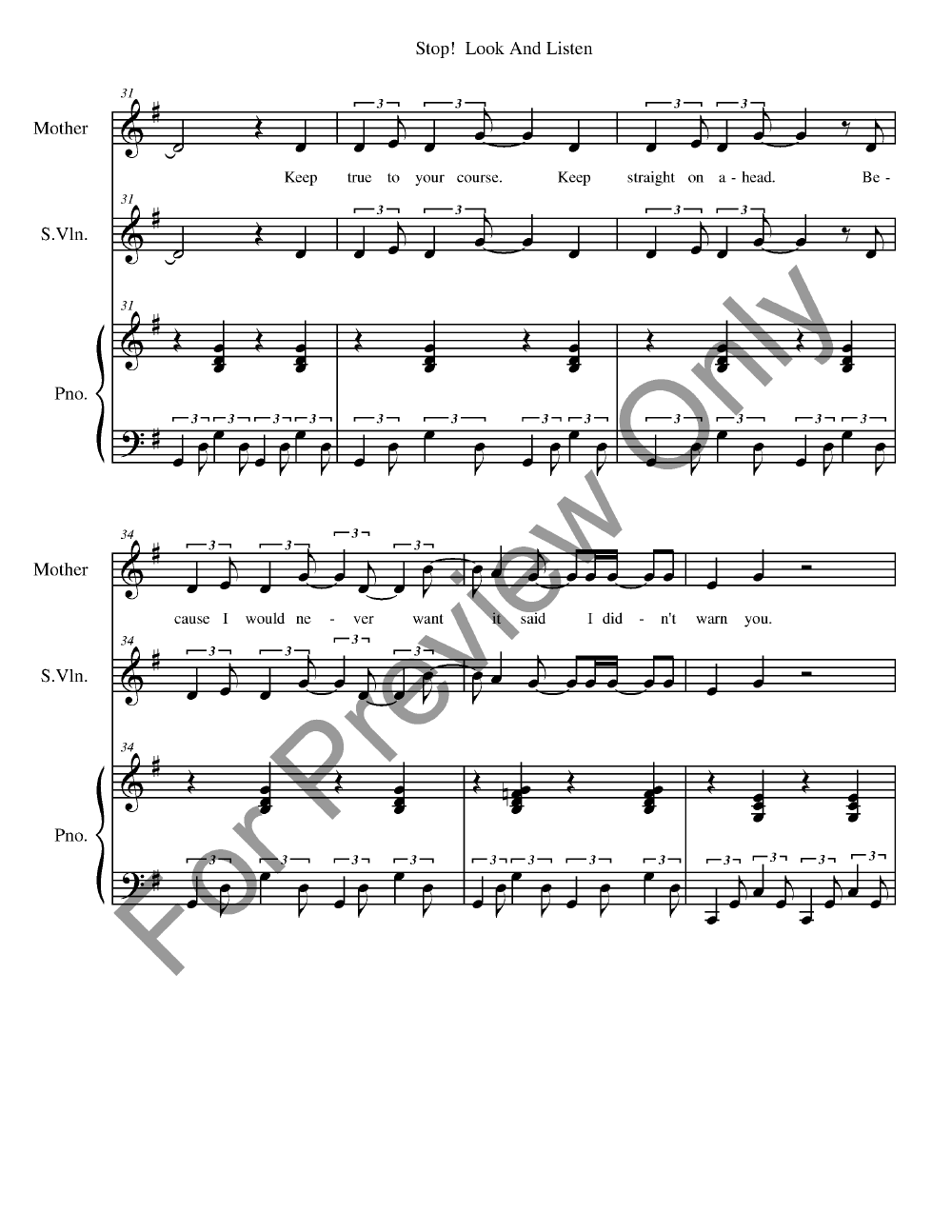 Little Red Riding Hood: The Musical Vocal Score P.O.D.