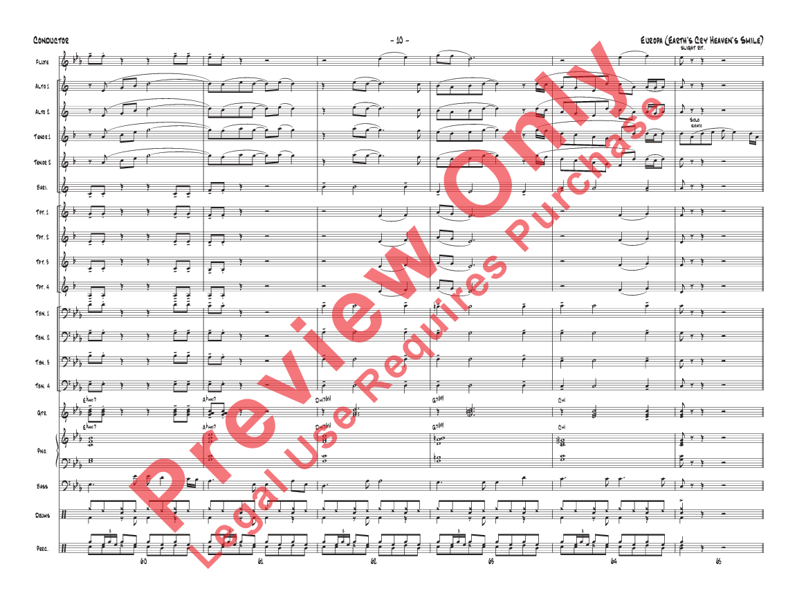 Europa (Earth's Cry Heaven's Smile) Score-P.O.P.