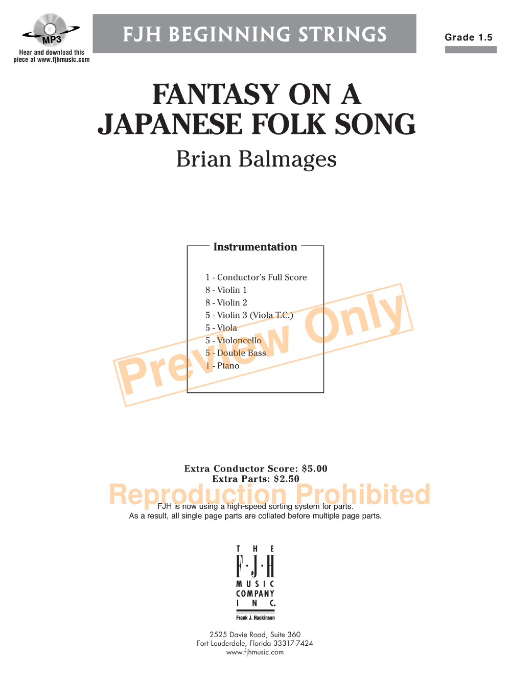 Fantasy on a Japanese Folk Song