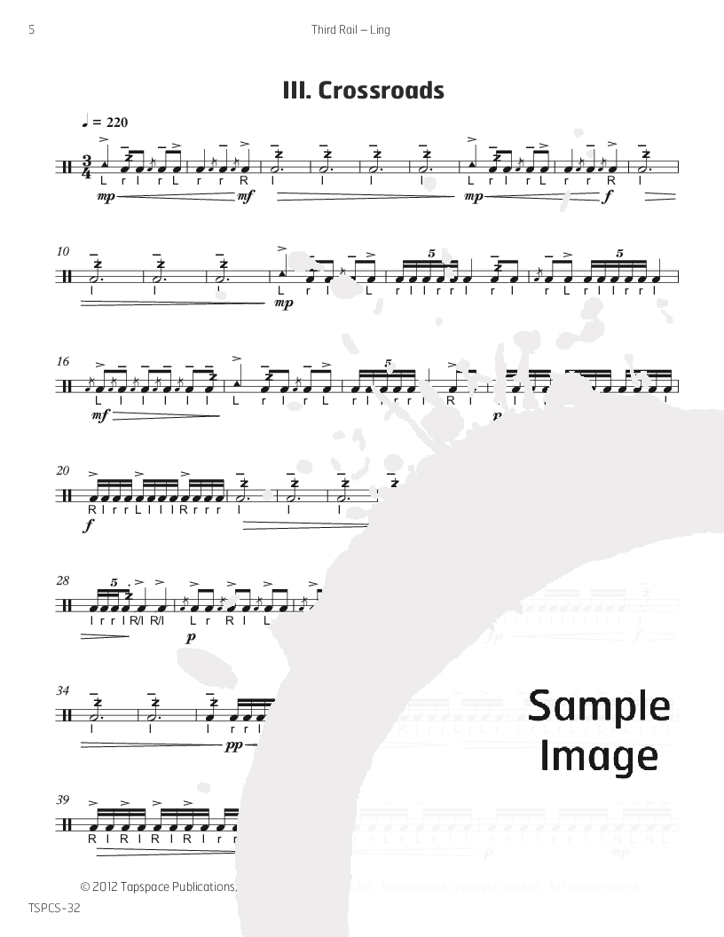 Third Rail Snare Drum Solo / Piano