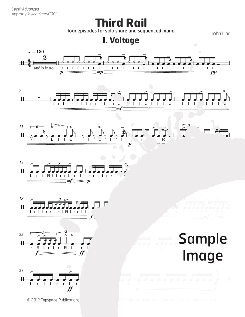 Third Rail Snare Drum Solo / Piano