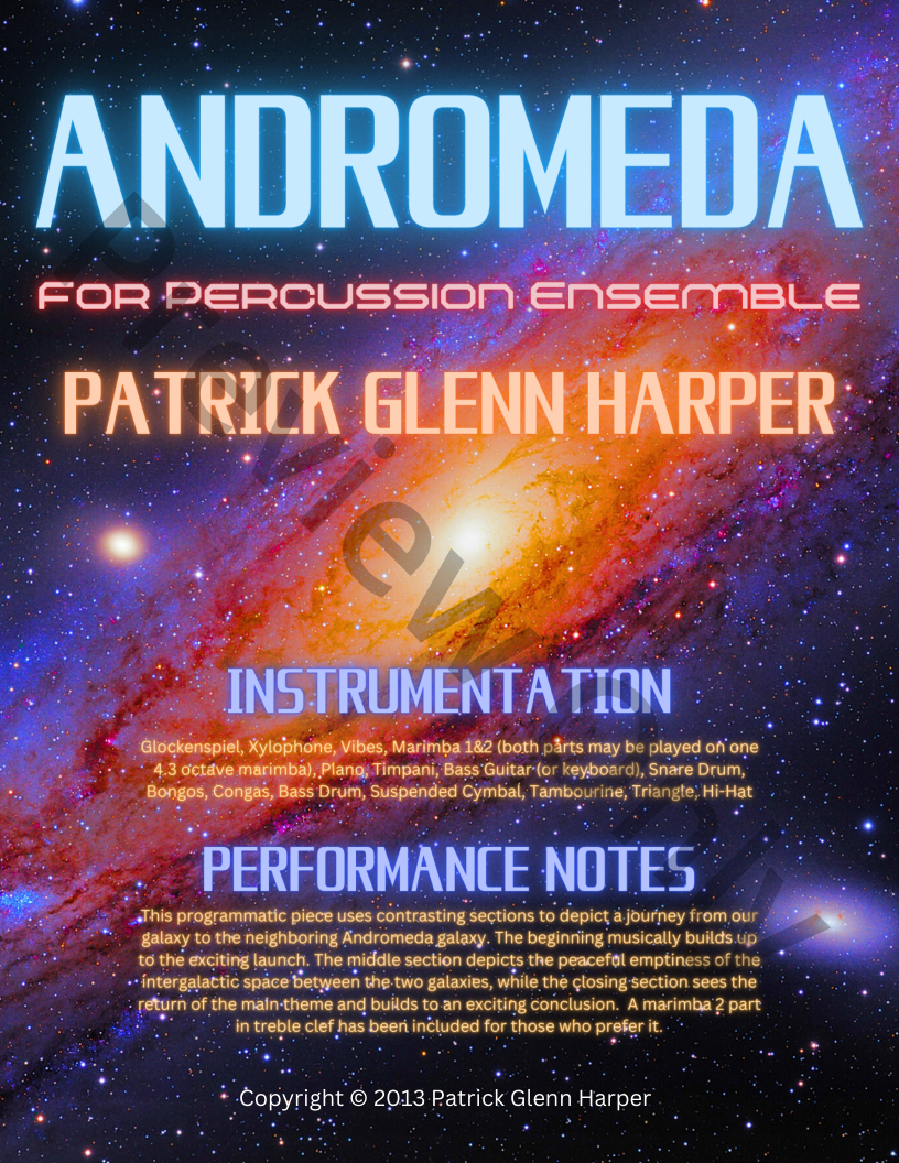 Andromeda for Percussion Ensemble P.O.D.