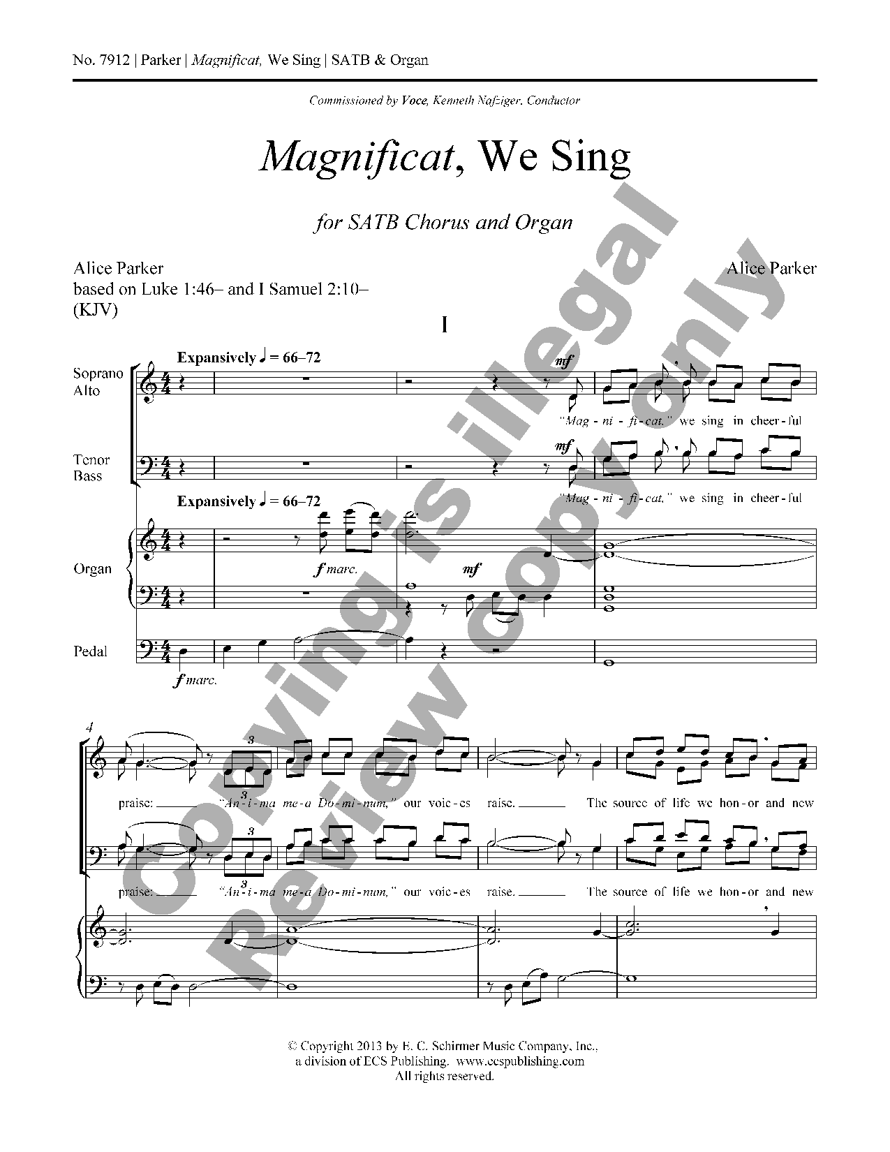 Magnificat, We Sing