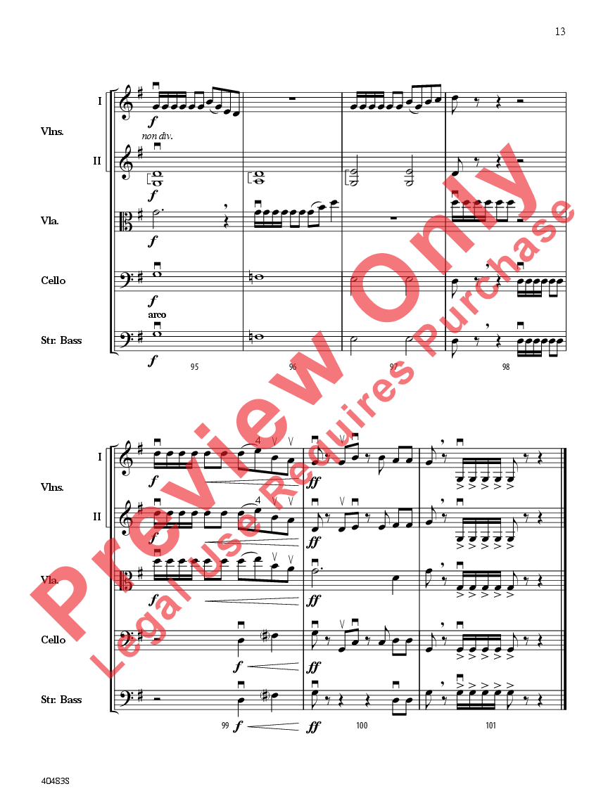 Viola Country Score