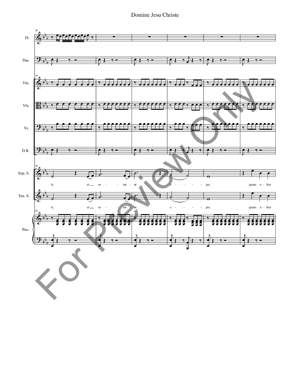 Missa De Profunctis Full Conductor Score P.O.D.