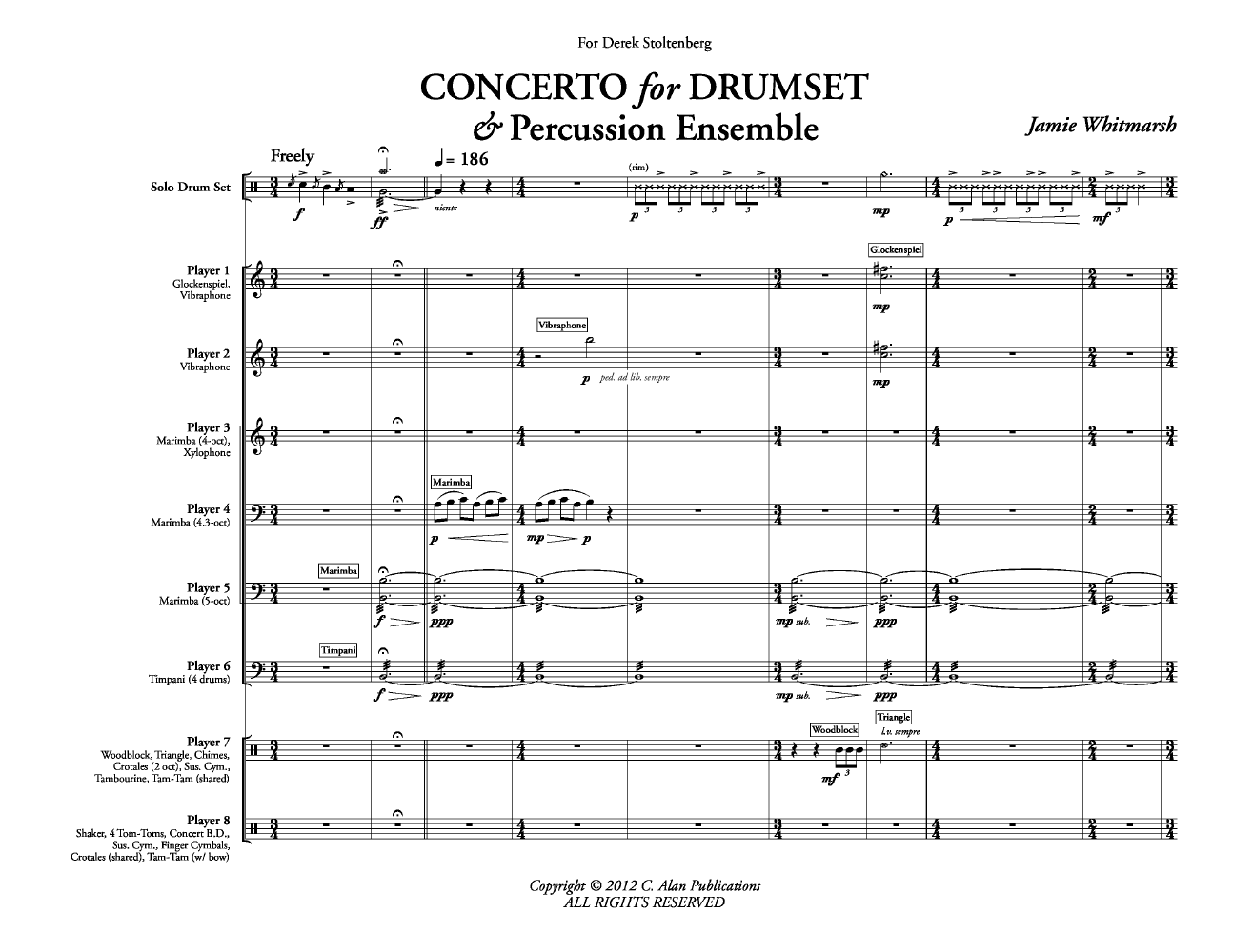 Concerto for Drumset and Percussion Ensemble