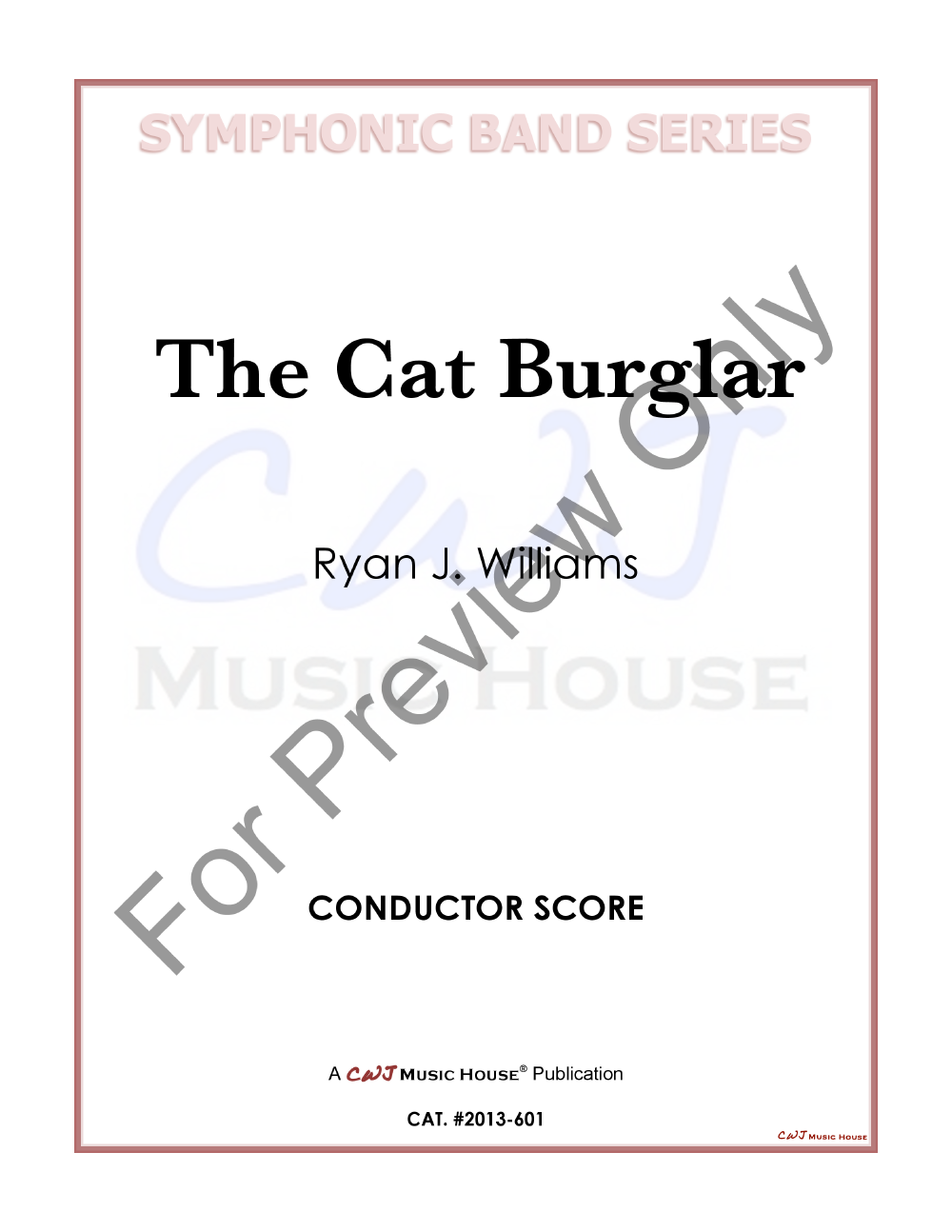 The Cat Burglar P.O.D.