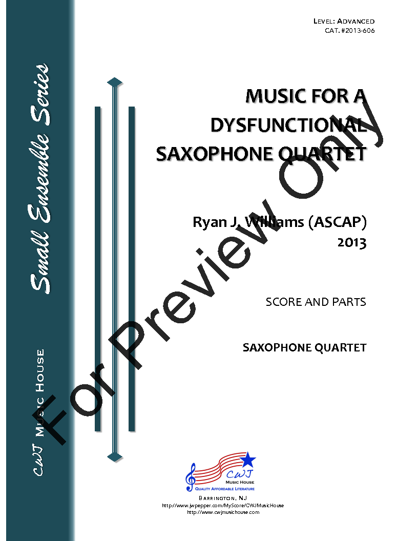 Music for a Dysfunctional Saxophone Quartet EPRINT