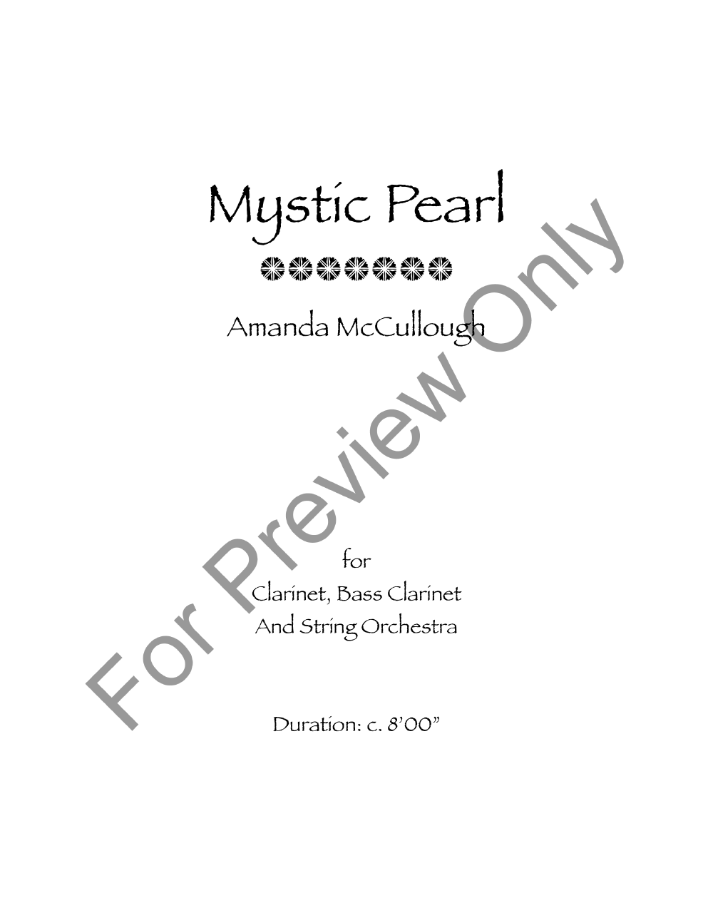 Mystic Pearl P.O.D.