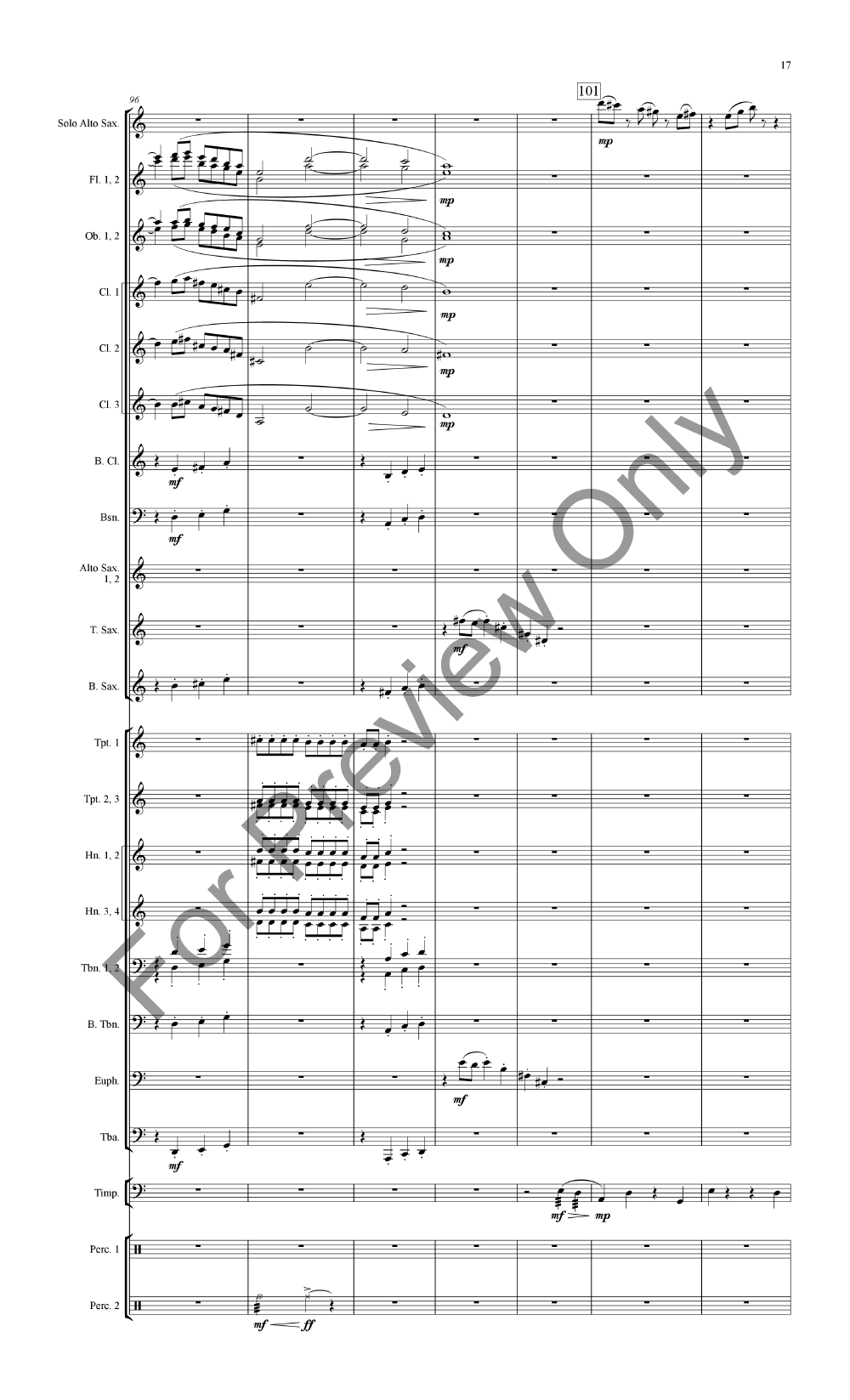 Concertino for Alto Saxophone and Band P.O.D.