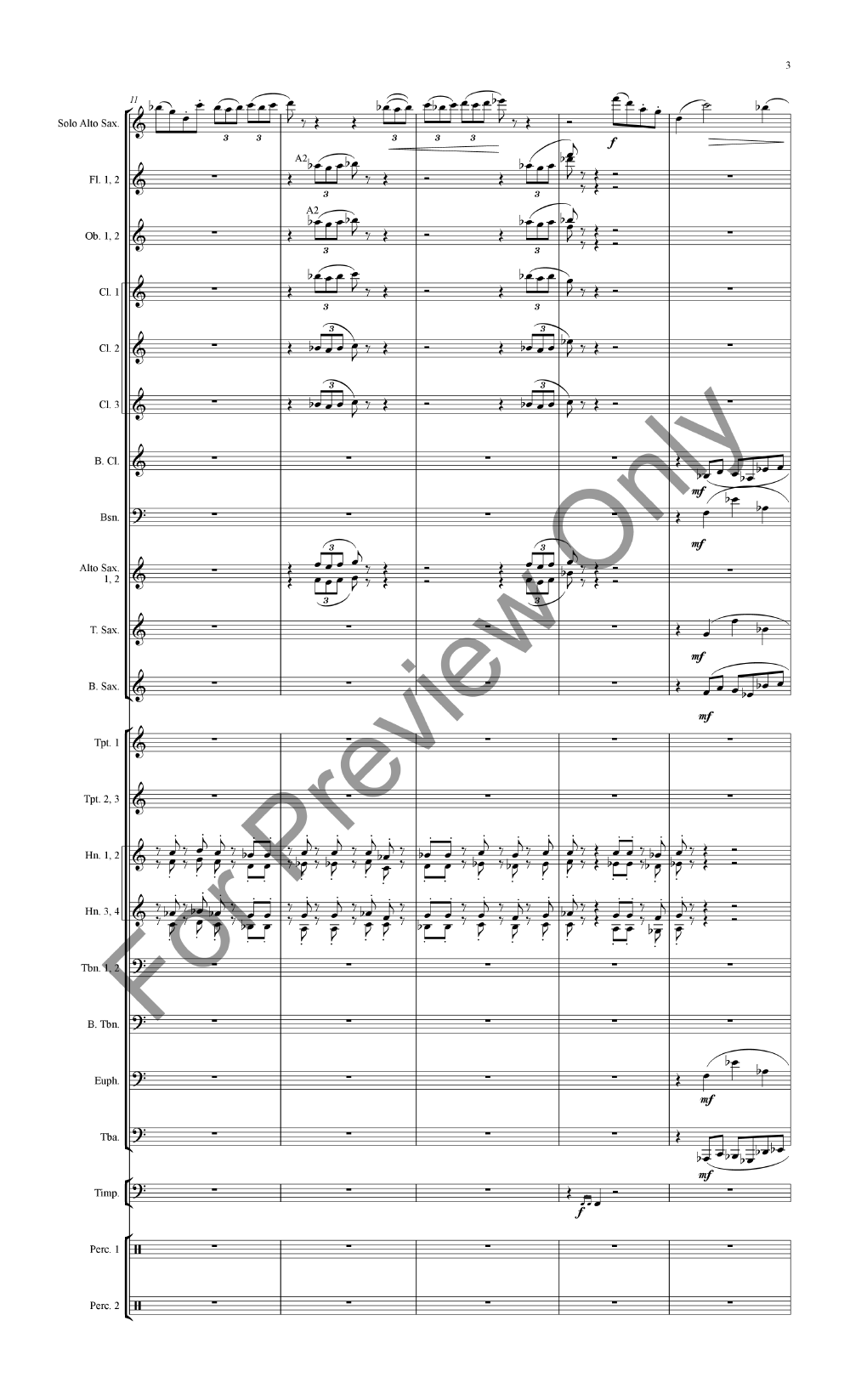 Concertino for Alto Saxophone and Band P.O.D.