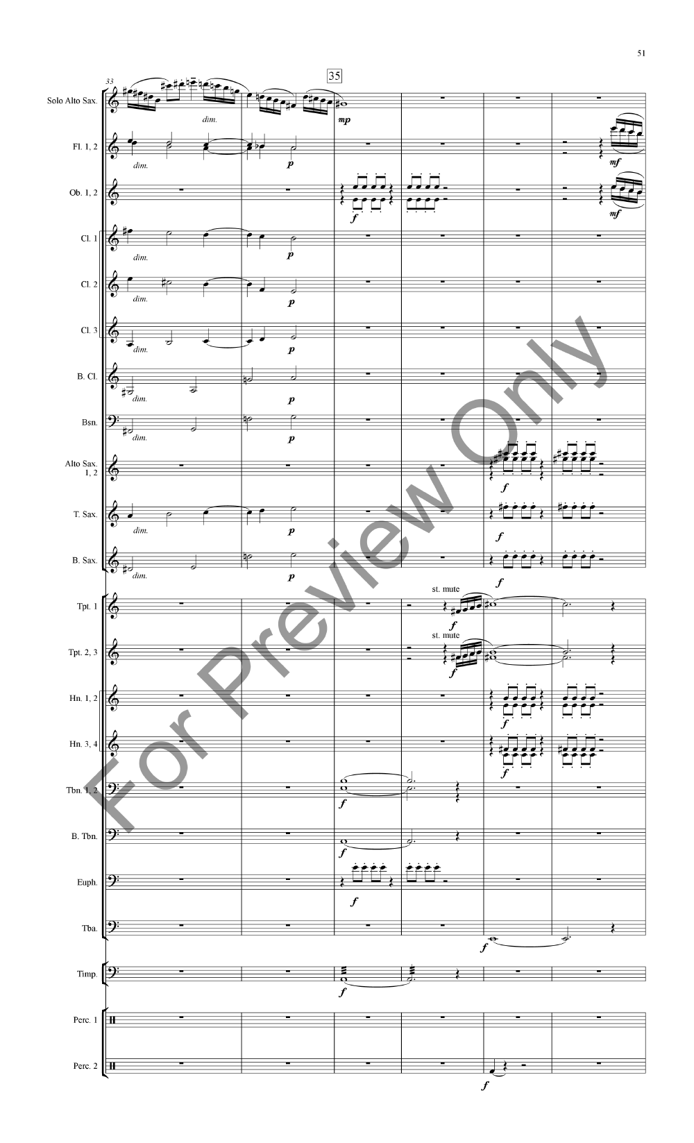 Concertino for Alto Saxophone and Band P.O.D.