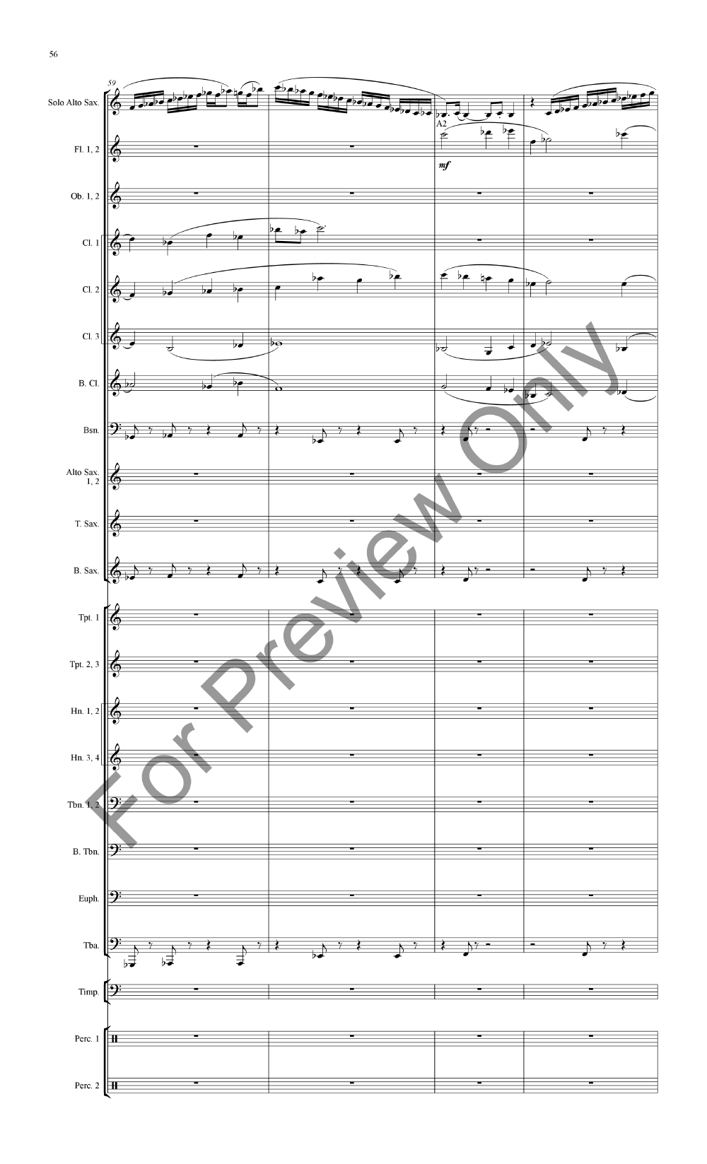 Concertino for Alto Saxophone and Band P.O.D.