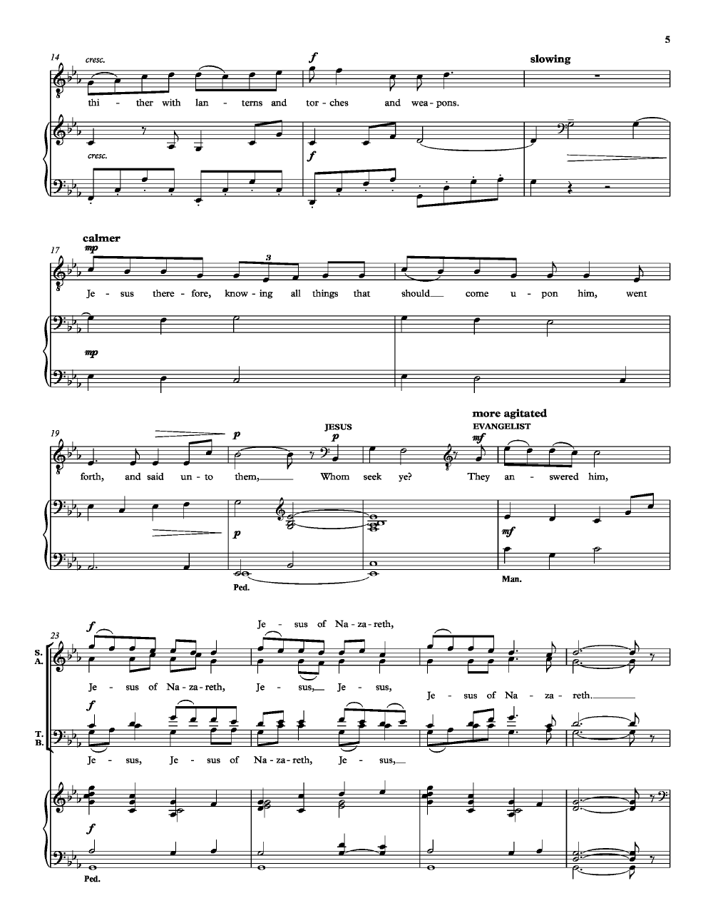 St. John Passion Vocal Score