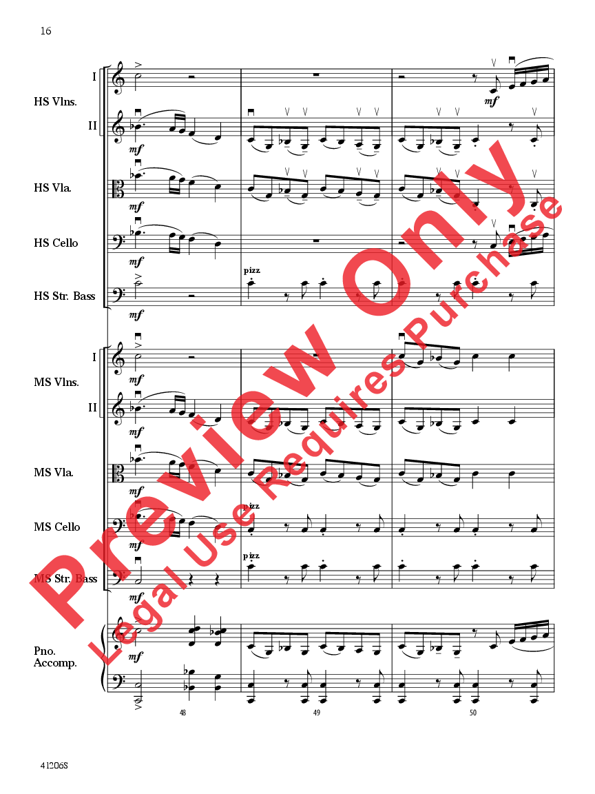 Newtown Peace Anthem Score