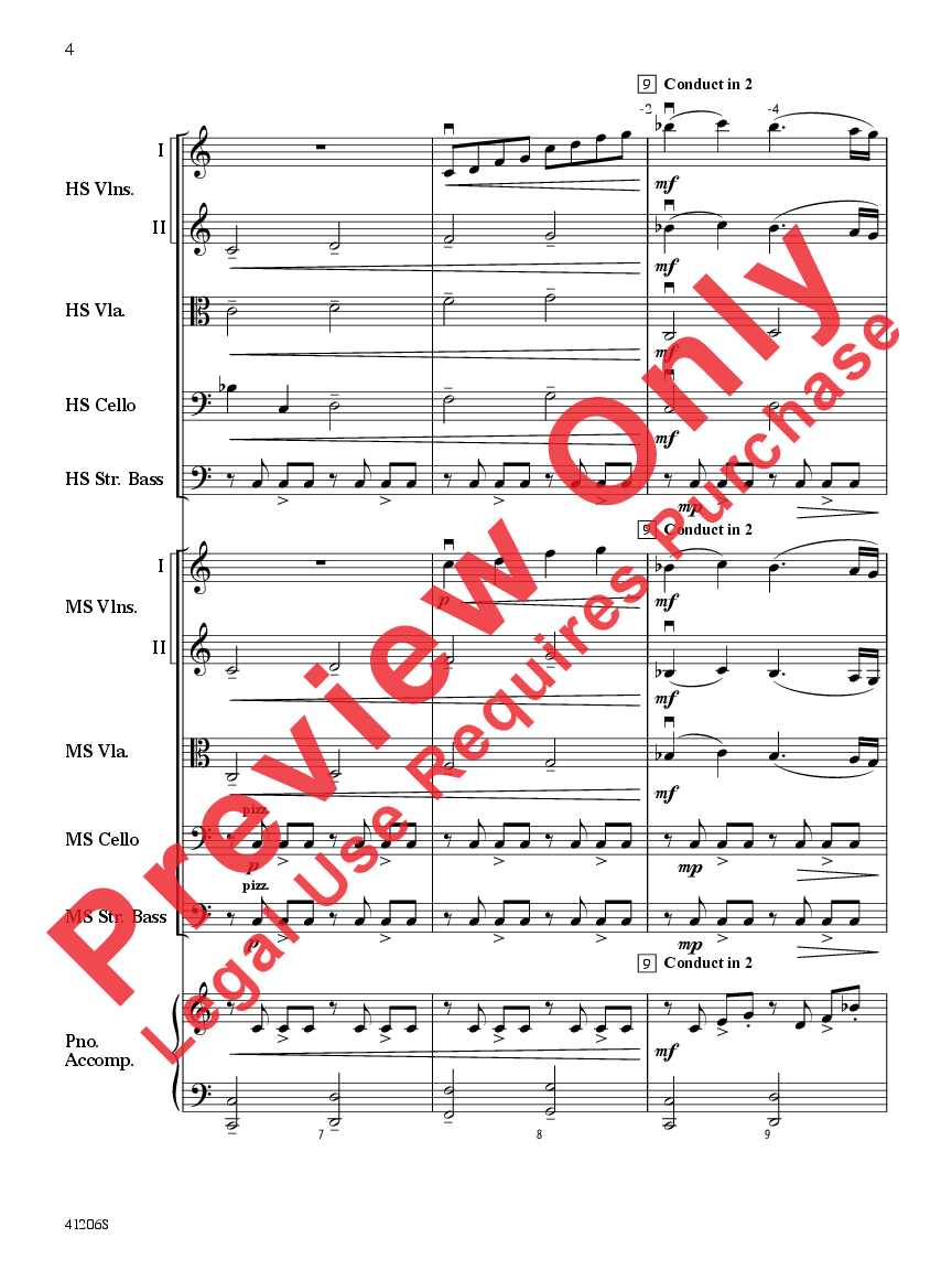 Newtown Peace Anthem Score