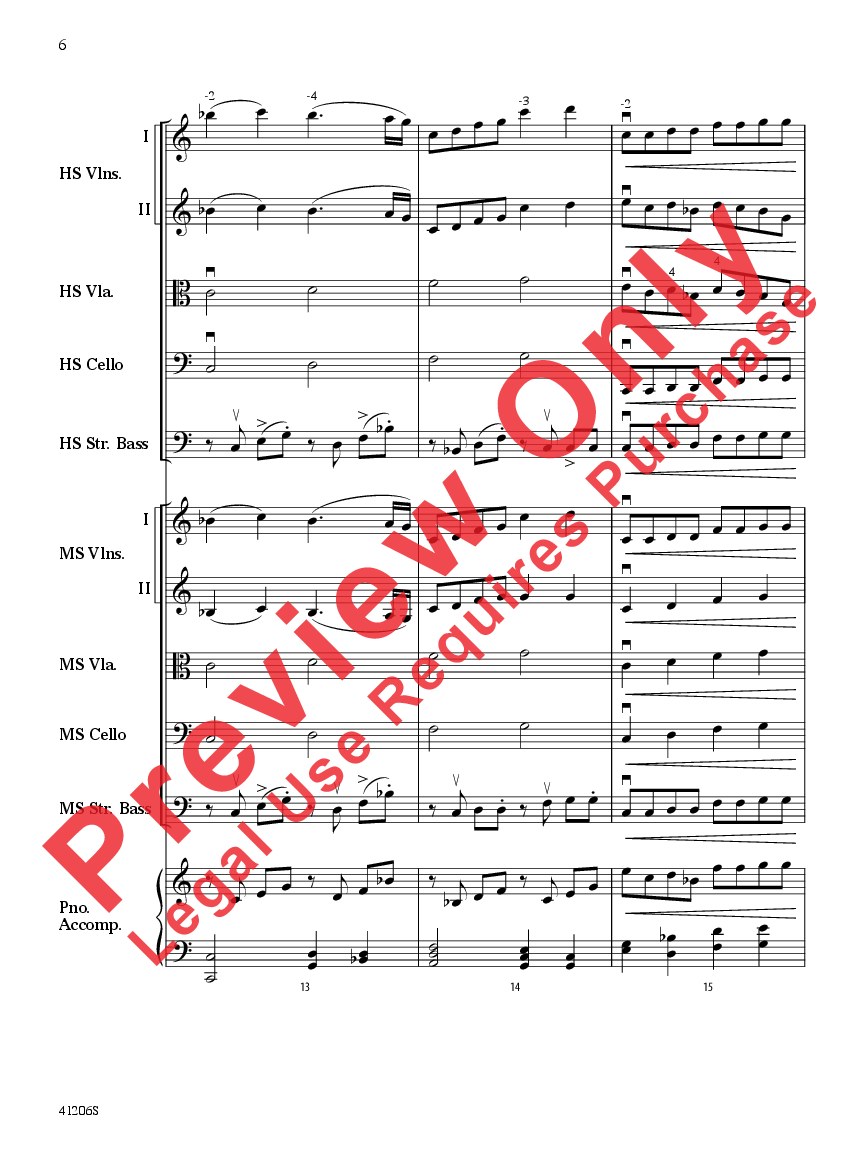 Newtown Peace Anthem Score