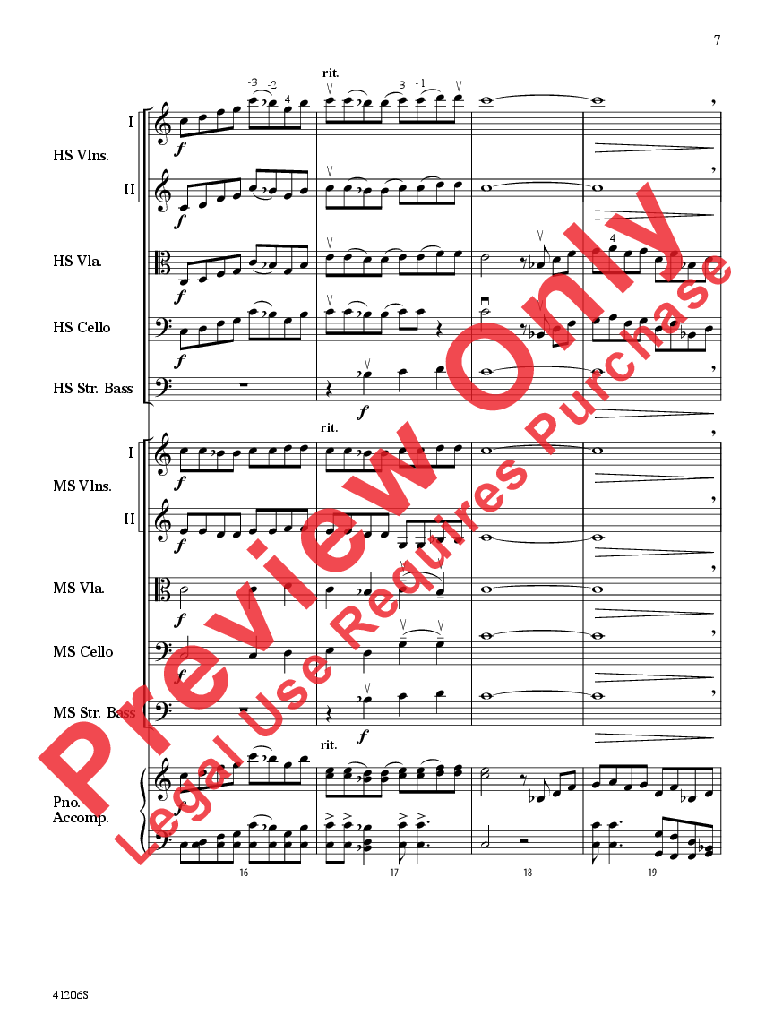 Newtown Peace Anthem Score