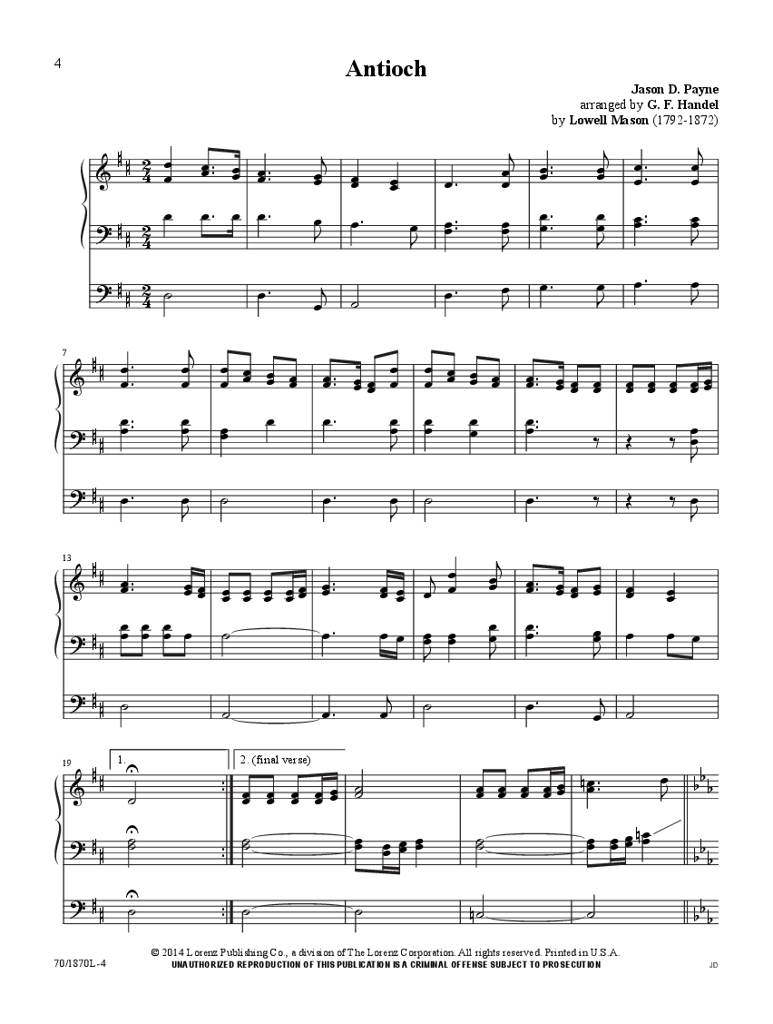 Festive Hymn Tune Harmonizations