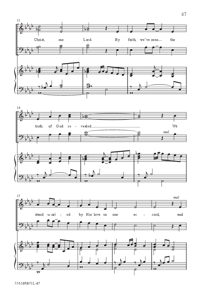 Witness SATB Preview Pak