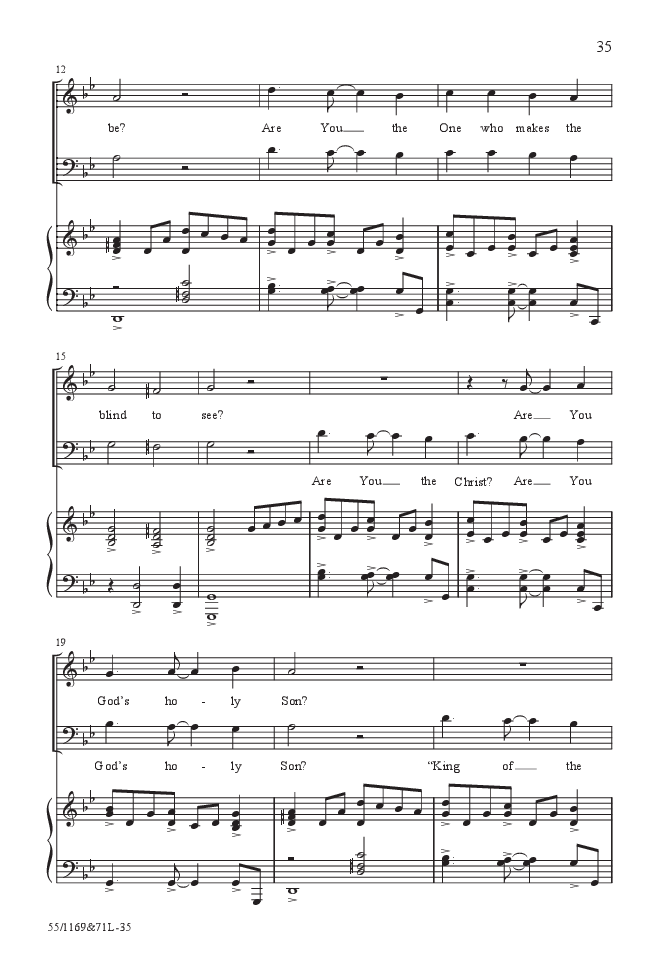 Witness SATB Preview Pak