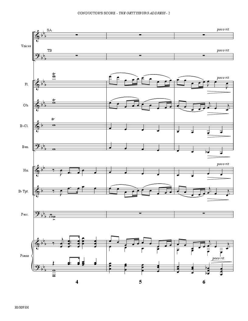 The Gettysburg Address Chamber Orchestra Accompaniment