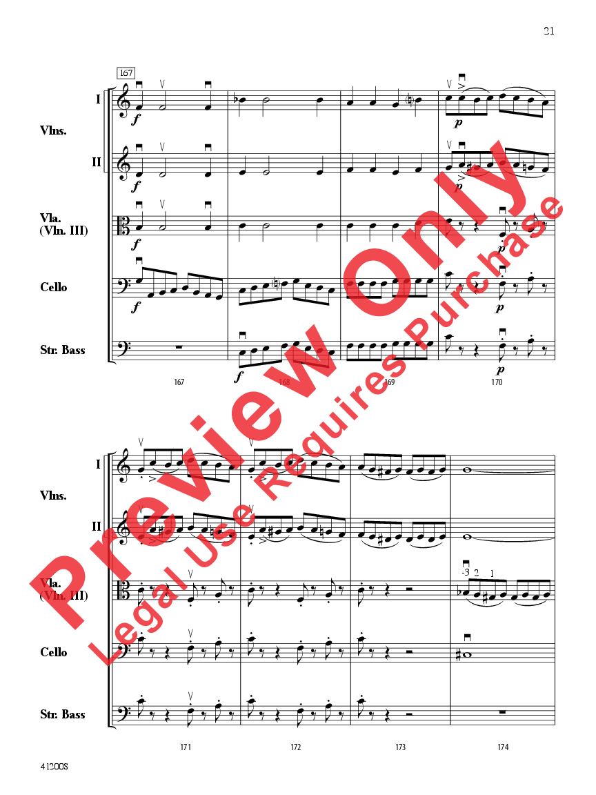 Allegro Molto Score