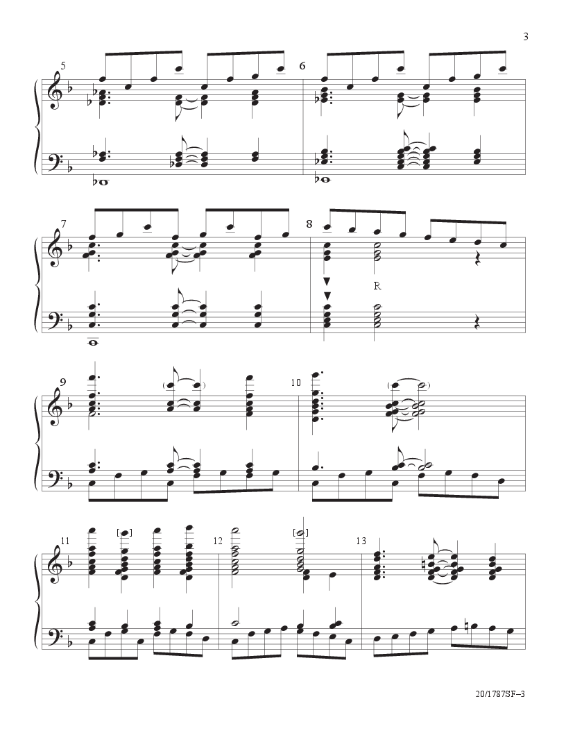 Festive Peal on Adeste Fideles 3/5 Octaves -P.O.P.