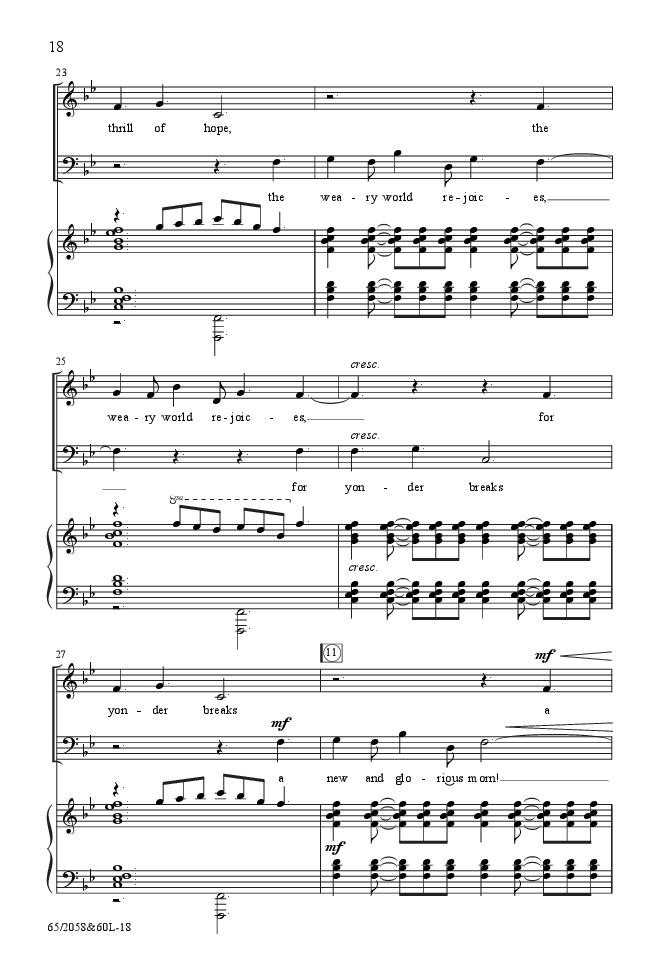 The Christmas Story SATB Preview Pak