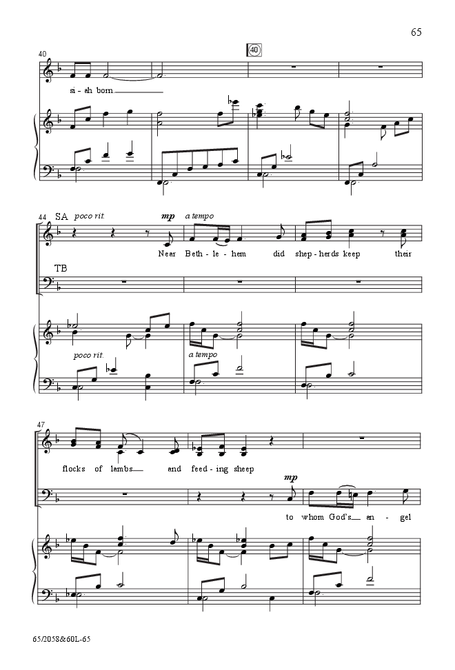 The Christmas Story SATB Preview Pak