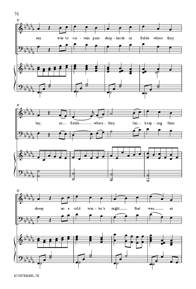 The Christmas Story SATB Preview Pak