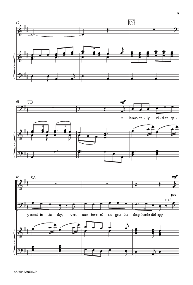 The Christmas Story SATB Preview Pak