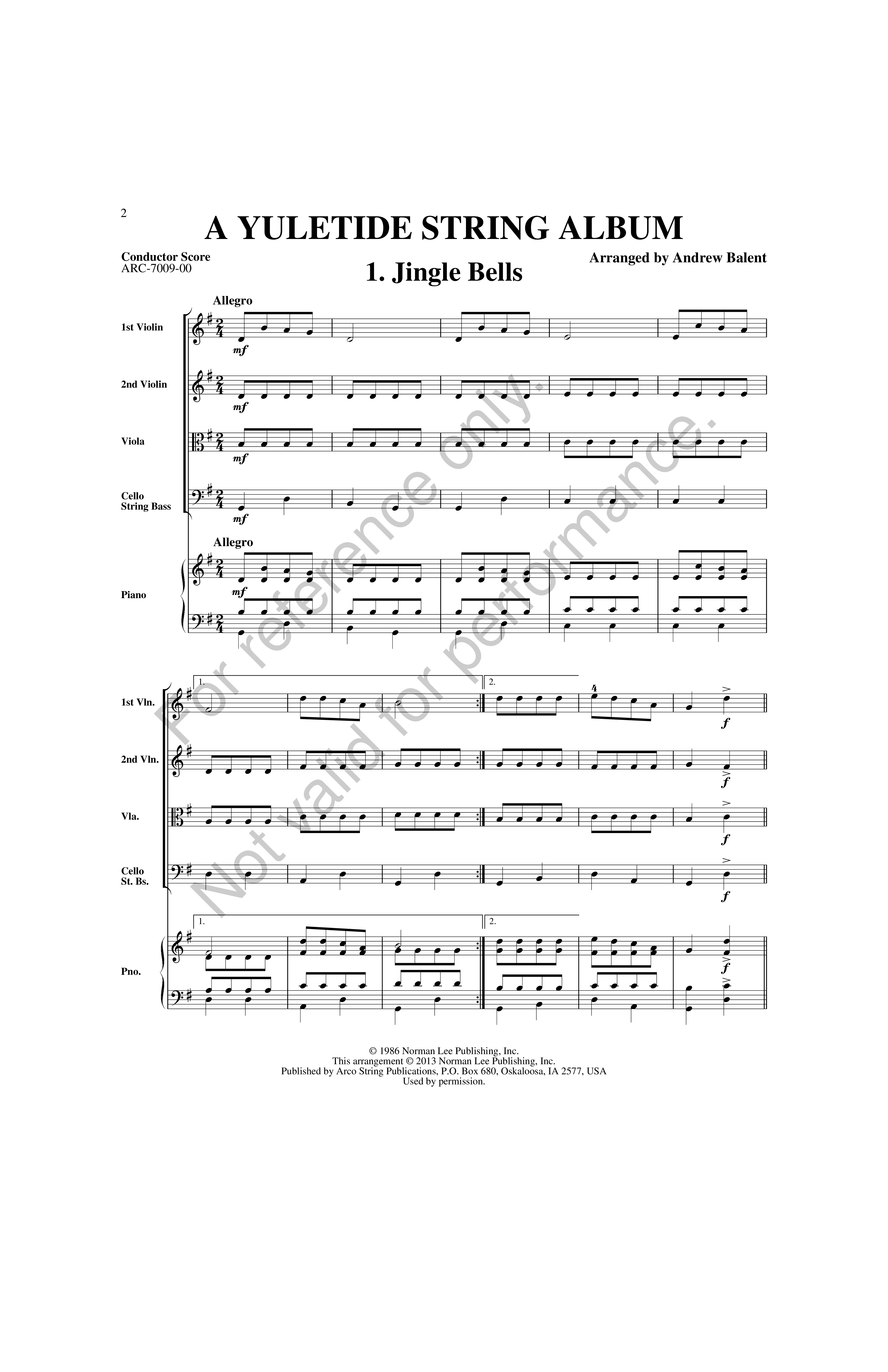 A Yuletide String Album