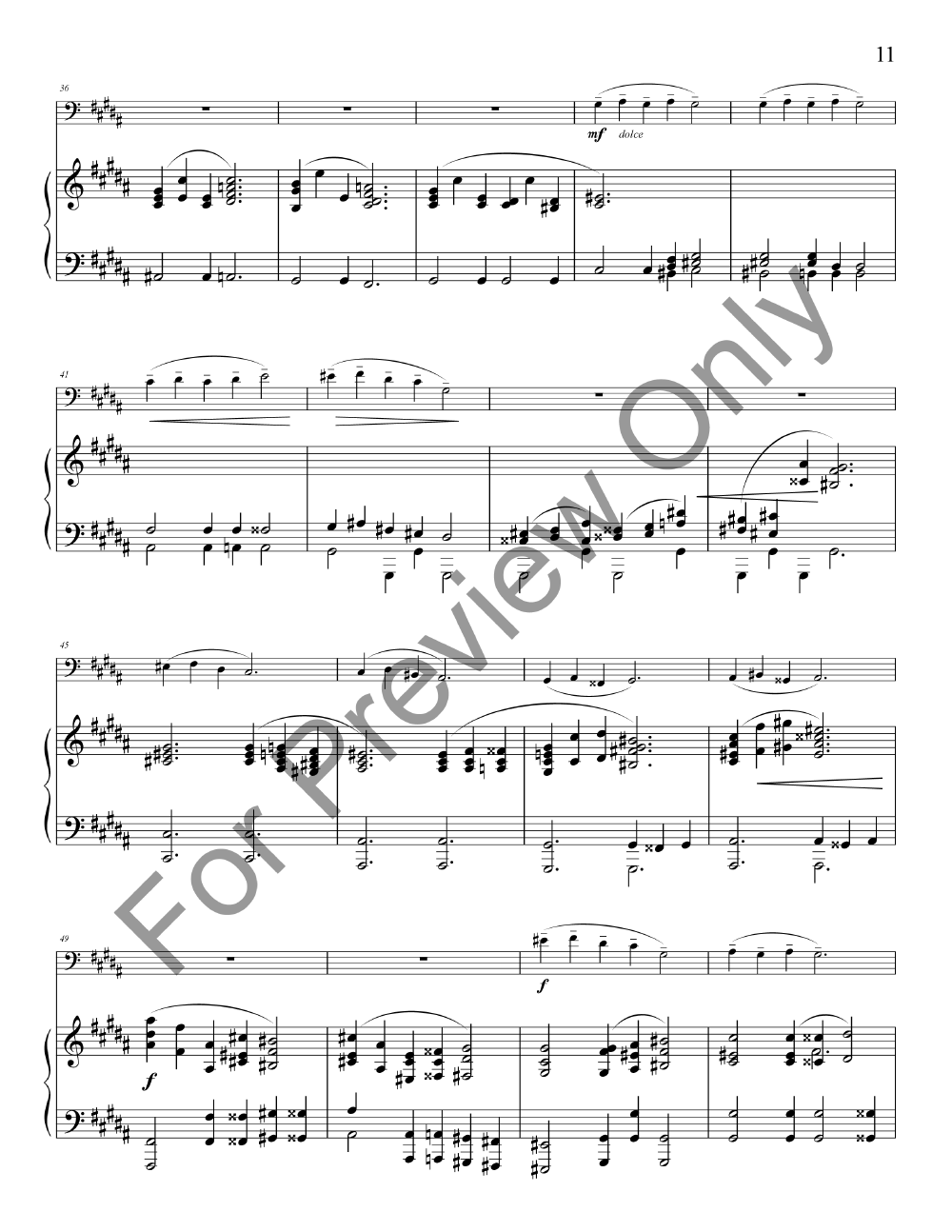 Sonata in C# minor for Violoncello P.O.D.