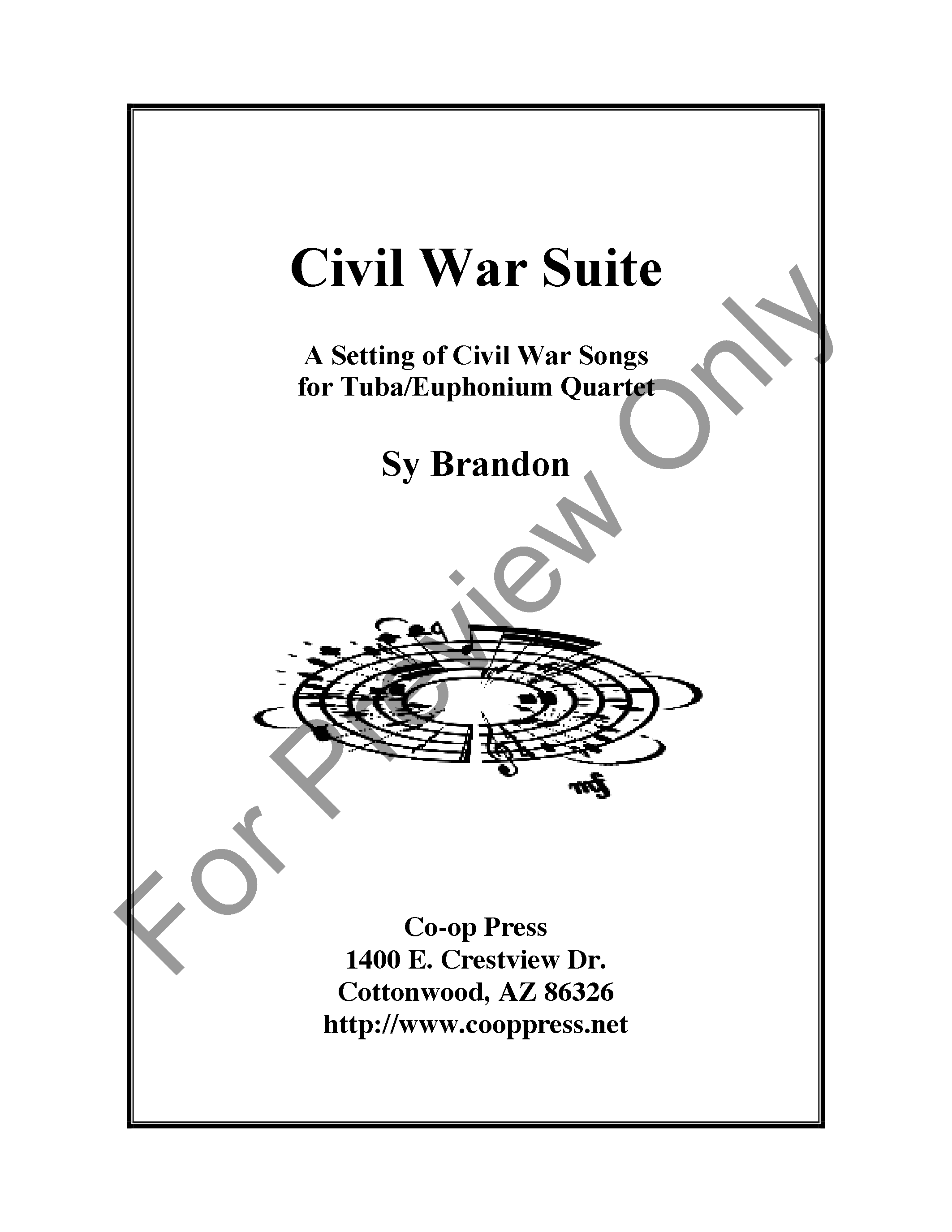 Civil War Suite for Tuba/Euphonium Quartet P.O.D.