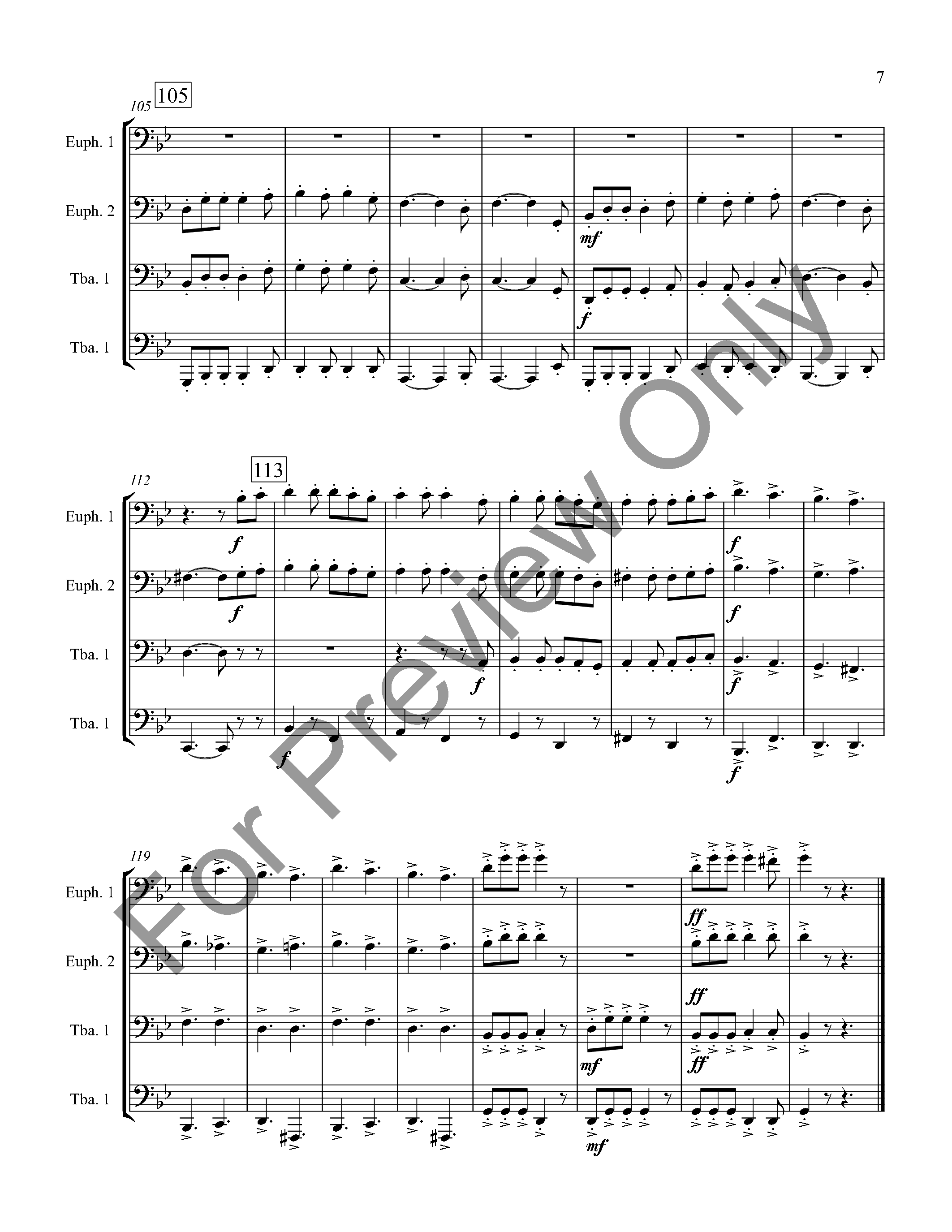 Civil War Suite for Tuba/Euphonium Quartet P.O.D.