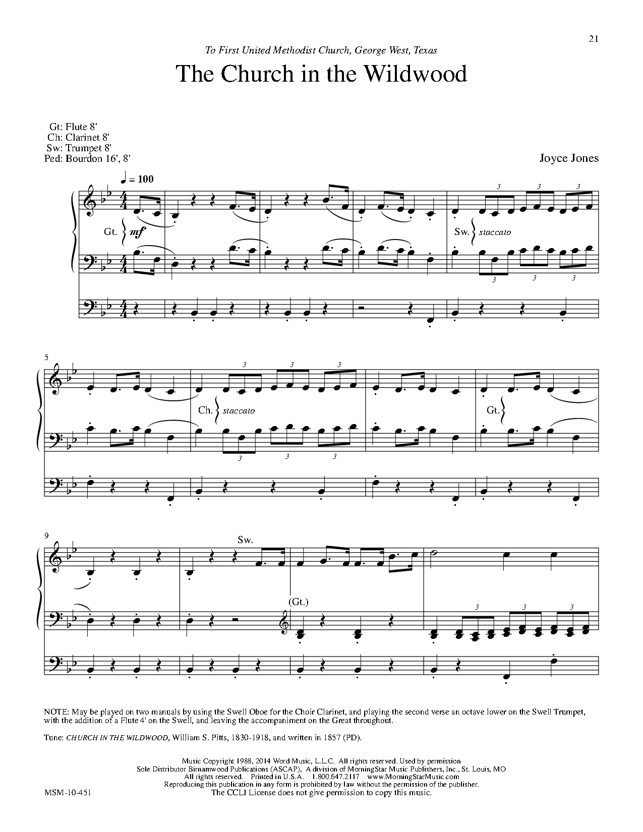 The Promised Land Five Hymn Arrangements For Organ